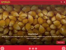 Tablet Screenshot of campbellssweets.com